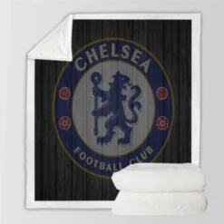 England Football Champions Chelsea Club Sherpa Fleece Blanket