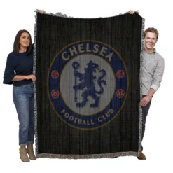 England Football Champions Chelsea Club Woven Blanket