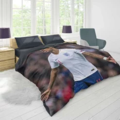 England Football Player Marcus Rashford Duvet Cover 1