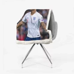 England Football Player Marcus Rashford Sherpa Fleece Blanket 2