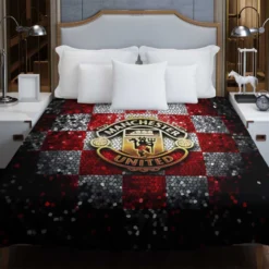 English Soccer Club Manchester United FC Duvet Cover