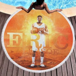 Eric Bledsloe Professional NBA Basketball Player Round Beach Towel 1