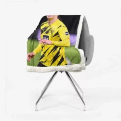 Erling Haaland Excellent Dortmund BVB Player Sherpa Fleece Blanket 2