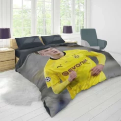 Erling Haaland Popular Dortmund BVB Player Duvet Cover 1