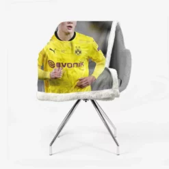 Erling Haaland Popular Dortmund BVB Player Sherpa Fleece Blanket 2