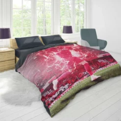 Erling Haaland in Red Bull Salzburg Club Duvet Cover 1