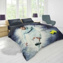 Ethical Cristiano Ronaldo Football Player Duvet Cover 1