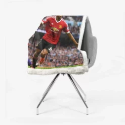 Ethical Football Player Marcus Rashford Sherpa Fleece Blanket 2