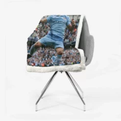 Ethical Football Player Sergio Aguero Sherpa Fleece Blanket 2