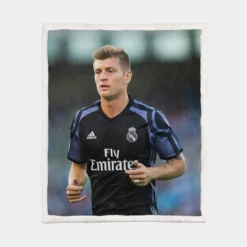 Ethical Football Player Toni Kroos Sherpa Fleece Blanket 1