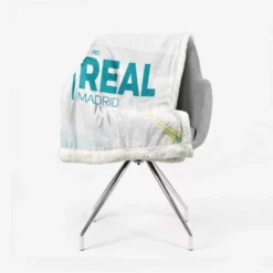 European Cup Football Club Real Madrid Logo Sherpa Fleece Blanket 2