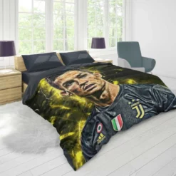 European Cups Footballer Player Cristiano Ronaldo Duvet Cover 1