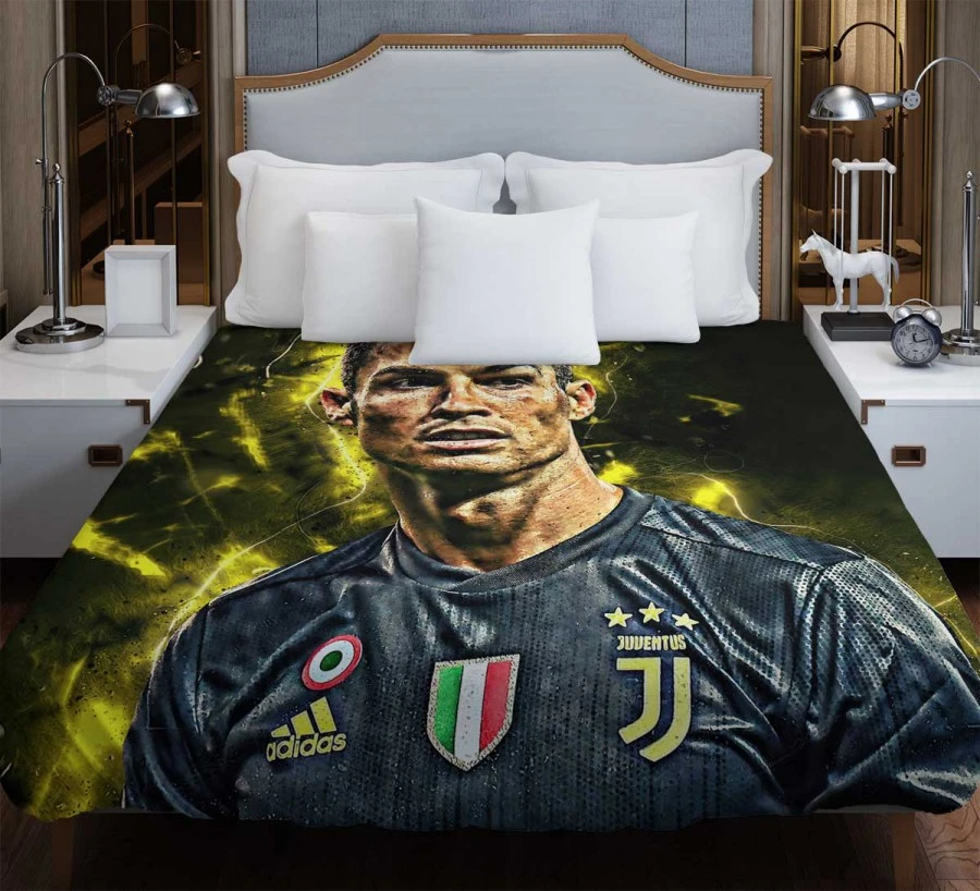 European Cups Footballer Player Cristiano Ronaldo Duvet Cover