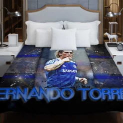 Excellent Chelsea Football Player Fernando Torres Duvet Cover