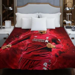 Excellent Dutch Football Player Virgil van Dijk Duvet Cover