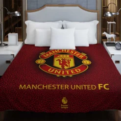 Excellent English Soccer Team Manchester United Logo Duvet Cover