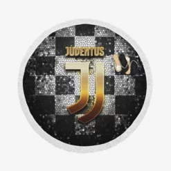 Excellent Football Club Juventus FC Round Beach Towel