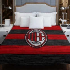 Excellent Football Club in Italy AC Milan Duvet Cover