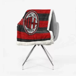 Excellent Football Club in Italy AC Milan Sherpa Fleece Blanket 2