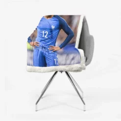 Excellent French Football Player Kylian Mbappe Sherpa Fleece Blanket 2