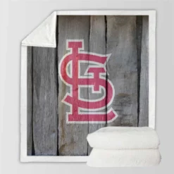 Excellent MLB Baseball Club St Louis Cardinals Sherpa Fleece Blanket
