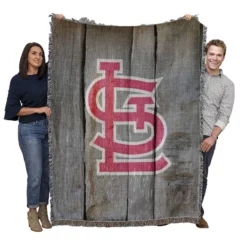 Excellent MLB Baseball Club St Louis Cardinals Woven Blanket