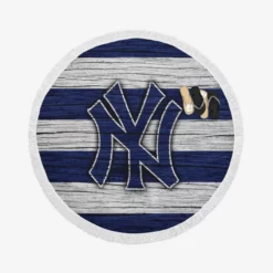 Excellent MLB Team New York Yankees Round Beach Towel