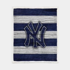 Excellent MLB Team New York Yankees Sherpa Fleece Blanket 1