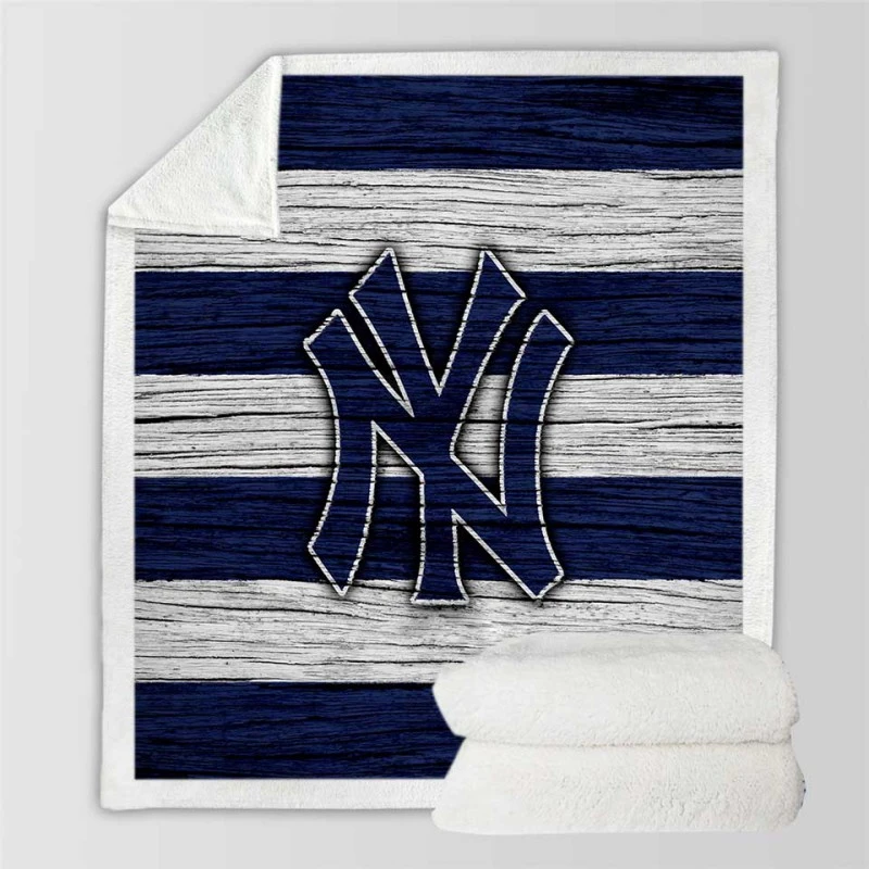 Excellent MLB Team New York Yankees Sherpa Fleece Blanket