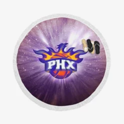Excellent NBA Basketball Club Phoenix Suns Round Beach Towel
