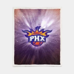 Excellent NBA Basketball Club Phoenix Suns Sherpa Fleece Blanket 1