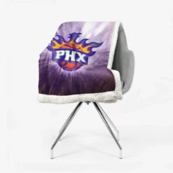 Excellent NBA Basketball Club Phoenix Suns Sherpa Fleece Blanket 2