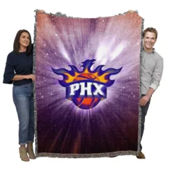 Excellent NBA Basketball Club Phoenix Suns Woven Blanket