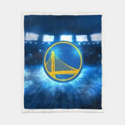 Excellent NBA Basketball Team Golden State Warriors Sherpa Fleece Blanket 1