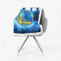 Excellent NBA Basketball Team Golden State Warriors Sherpa Fleece Blanket 2