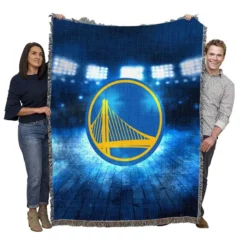 Excellent NBA Basketball Team Golden State Warriors Woven Blanket