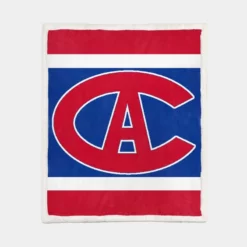 Excellent NHL Hockey Team Montreal Canadiens Sherpa Fleece Blanket 1