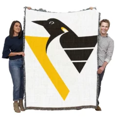 Excellent NHL Team Pittsburgh Penguins Woven Blanket