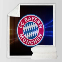Excellent Soccer Club FC Bayern Munich Sherpa Fleece Blanket