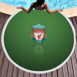 Excellent Soccer Team Liverpool FC Round Beach Towel 1