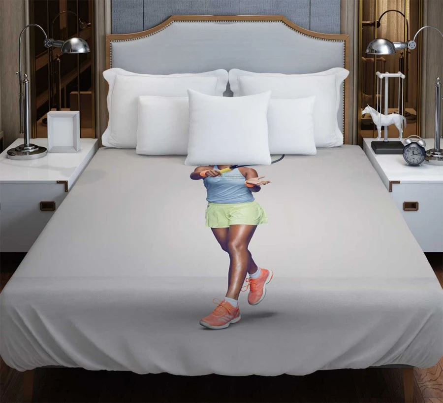 Excellent Tennis Player Naomi Osaka Duvet Cover