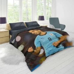 Excellent Uruguay Soccer Player Luis Suarez Duvet Cover 1