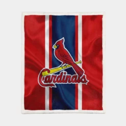 Exciting Baseball Team St Louis Cardinals Sherpa Fleece Blanket 1