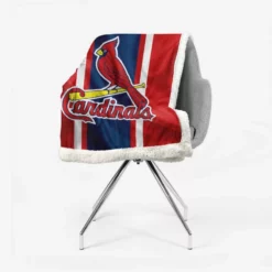 Exciting Baseball Team St Louis Cardinals Sherpa Fleece Blanket 2