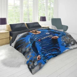 Exciting Chelsea Football Player Eden Hazard Duvet Cover 1