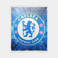 Exciting Football Club Chelsea Sherpa Fleece Blanket 1