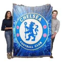 Exciting Football Club Chelsea Woven Blanket