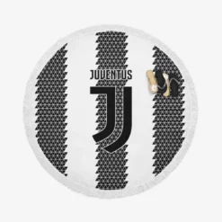 Exciting Italian Football Club Juventus FC Round Beach Towel