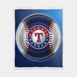 Exciting MLB Club Texas Rangers Sherpa Fleece Blanket 1