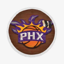 Exciting NBA Basketball Team Phoenix Suns Round Beach Towel